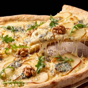 Pizza Con Gorgonzola e Pere