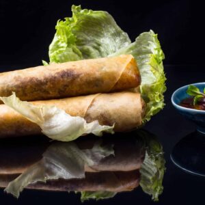 Спринг ролл с тигровой креветкой и овощами
