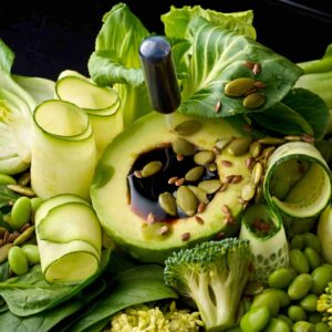 Raw Green Salad (Зелёный салат из сырых овощей)